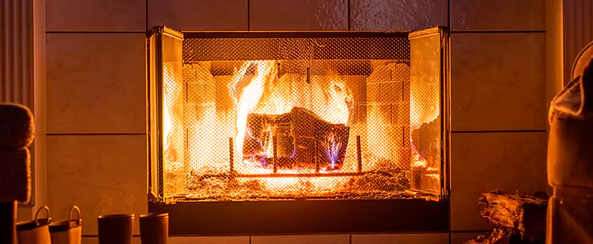 Mendota Hearth Landscape Fireplace Installation in Salina, Kansas