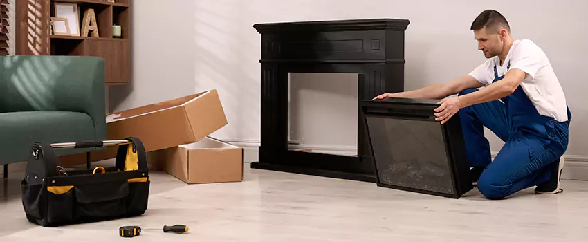 Old Rusted Metal Fireplace Repair And Replacement in Salina, KS